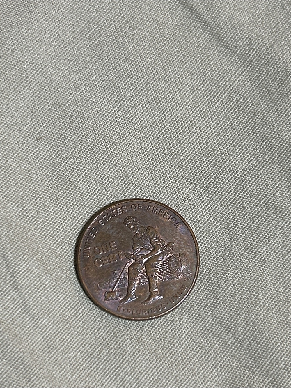 liberty Copper-Toned Lincoln Penny - Brown Finish
